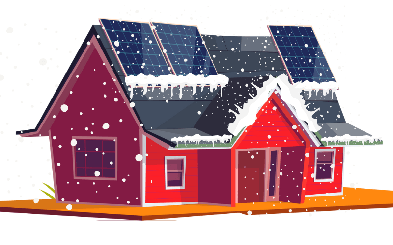 How to Keep Clean Snow on Solar Panels in Winter?