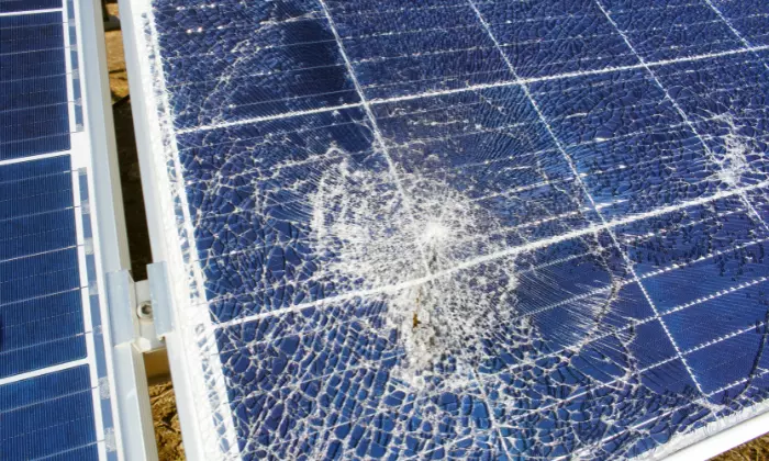 can solar panels be damaged by hail
