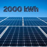 How Many Solar Panels Do I Need For 2000 kWh Per Month