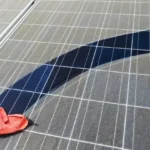 cleaning commercial solar panel