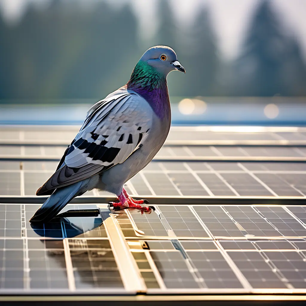 Pigeon Proofing Solar Panels