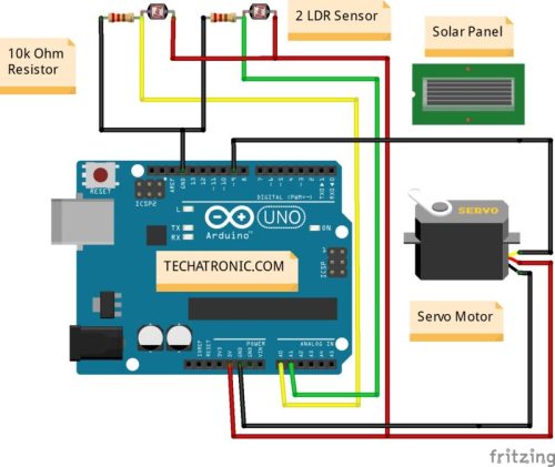 solar tracker system arduino